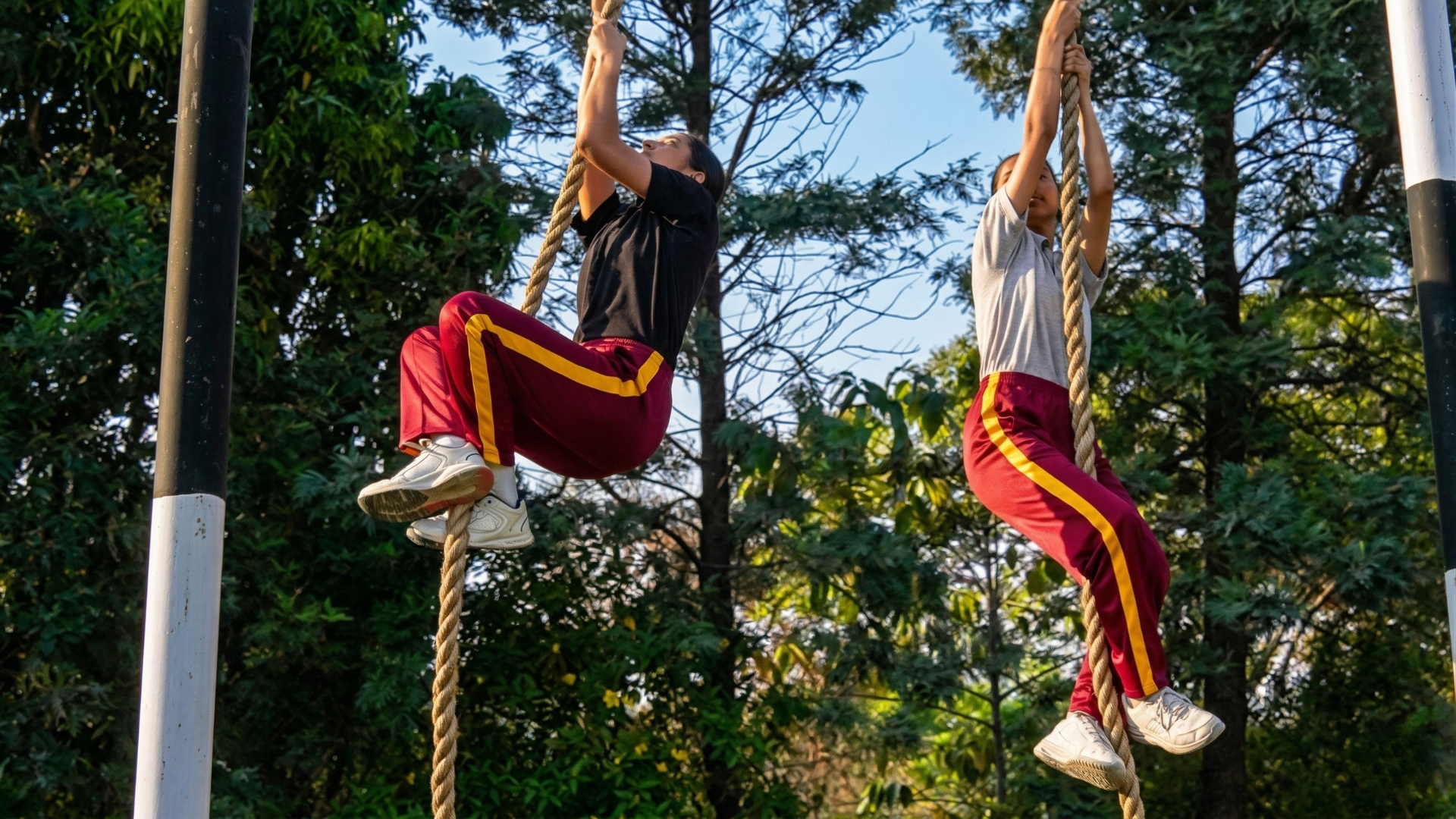 Punjab girls joining Indian Army success stories - lady cadets during physical training and SSB preparation at Mai Bhago AFPI Mohali campus